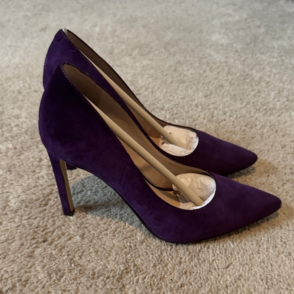 Nine West Purple Heels